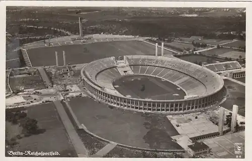 Berlin, Reichssportfeld, Luftbild ngl F1867