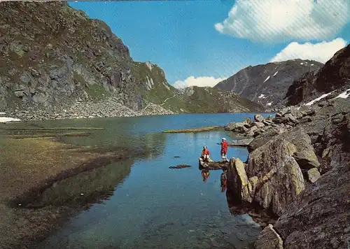 Oberalp Lai Tuma mit Piz Cavradi glum 1960? F4339