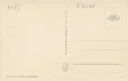 Langenburg, Württ., Schloss ngl F1085