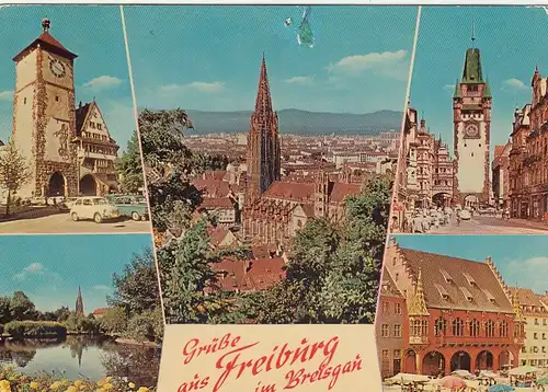 Freiburg i.Breisgau, Mehrbildkarte gl1971 F1877