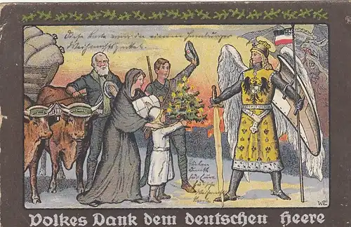 Hamburg, Opfertag Weihnachtsgabe 1915 feldpgl1915 F5346