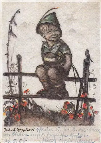 Hummel, Vaters G'scheitster, Nr.5194 gl1950 E9913