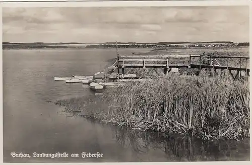 Buchau, Landungsstelle am Federsee ngl E9973