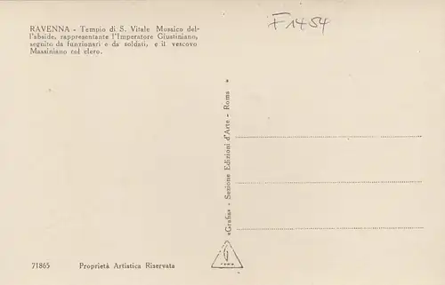 Ravenna, Tempio di S.Vitale, Mosaico ngl F1454