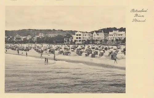 Ostseebad Binz auf Rügen, Strand ngl E9510