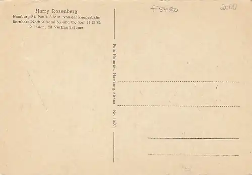 Hamburg, Harrys Raritäten-Laden ngl F5480