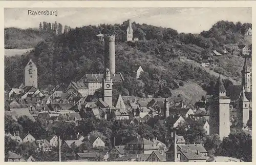 Ravensburg, Württ., Teilansicht ngl F0043