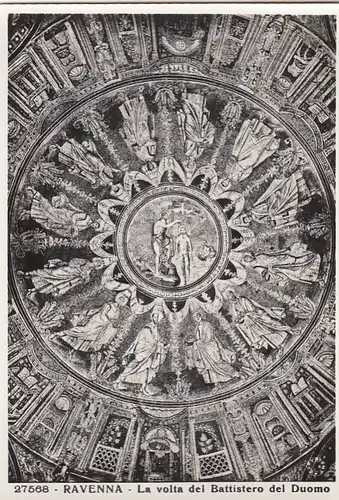 Ravenna, Battistero del Duomo, la volta ngl F1449