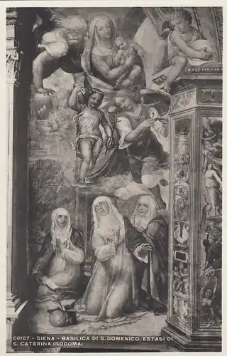 Siena, Basilica di S.Domenico, Estasi di S.Caterina (Sodoma) ngl F1500