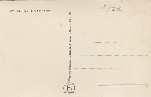 Roma, Citta del Vaticano ngl F1510