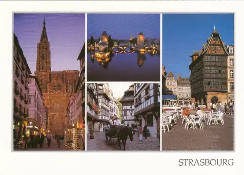 Strasbourg (Bas-Rhin), Mehrbildkarte ngl F3391