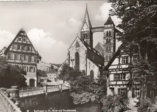 Eßlingen a.N., Blick auf die Stadtkirche ngl E9675