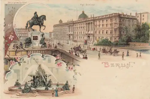 Berlin, Litho gl1899 F1578