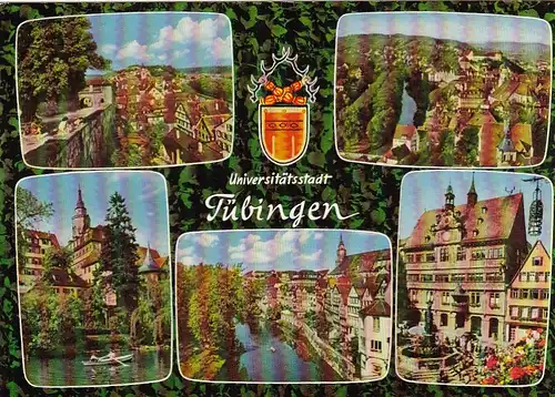 Universitätsstadt Tübingen, Mehrbildkarte ngl F4877