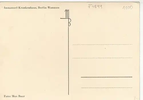 Berlin-Wannsee, Immanuel-Krankenhaus ngl F4899