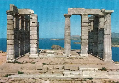 Sounion, Le Temple de Poseidon ngl F1688