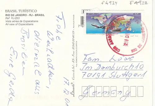Brasilien, Rio de Janeiro, Copacabana gl2001 F4924