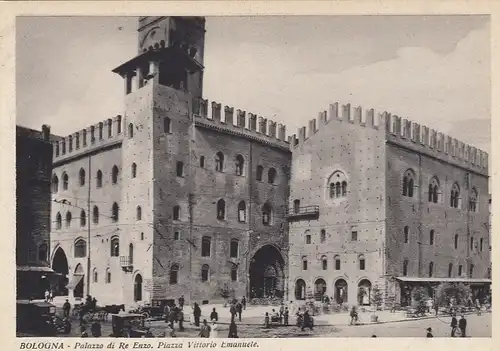 Bologna, Palazzo di Re Enzo, Piazza Vittorio Emanuele ngl F1644