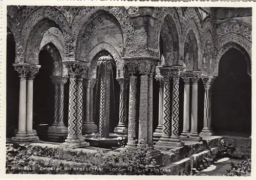 Monreale, Chiostro dei Benedettini ngl F2482