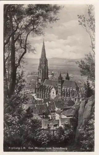 Freiburg i.Br., Blick auf das Münster gl1936 F2508