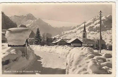 Riezlern Kleinwalsertal mit Widderstein gl1937 E9616