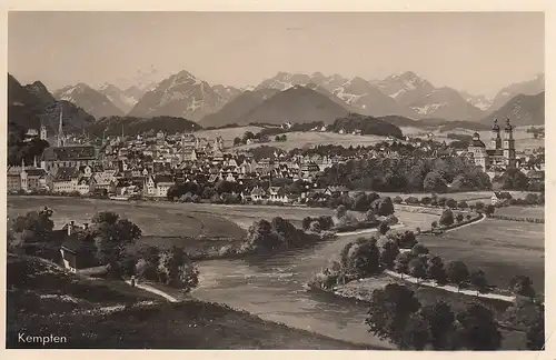 Kempten im Allgäu, Panorama ngl F0355