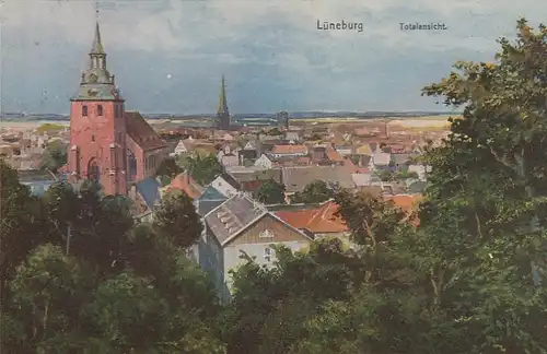 Lüneburg, Totalansicht gl1909 F5847