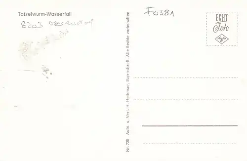 Tatzelwurm-Wasserfall bei Oberaudorf ngl F0381