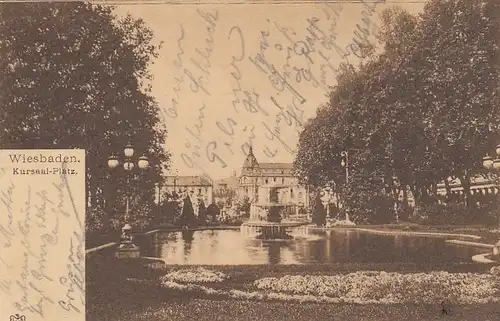 Wiesbaden, Kursaal-Platz gl1904 F1809