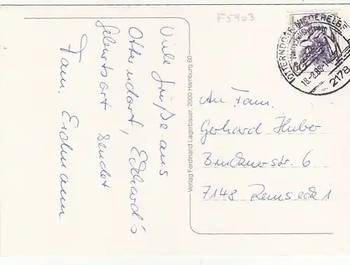 Otterndorf NE, Ferienzentrum,Mehrbildkarte gl1988 F5903
