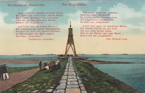 Nordseebad Cuxhaven, Die Kugelbake ngl F5931