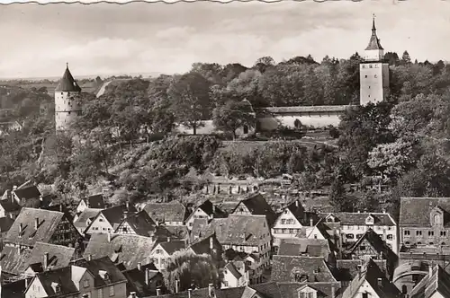 Biberach an der Riß, Teilansicht gl1958 E9991