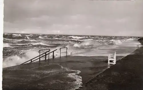 Nordseebad Cuxhaven, Sturmflut bei der Kugelbake ngl F5949
