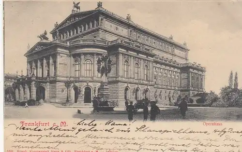 Frankfurt a.M., Opernhaus gl1901 F1829