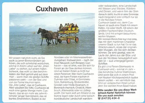 Cuxhaven, Werbekarte ngl F5964