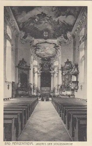 Bad Mergentheim, Schloßkirche innen ngl F2614