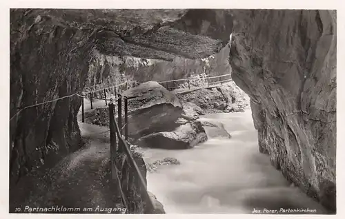 Partnachklamm bei Garmisch-Partenkirchen, am Ausgang ngl F3642