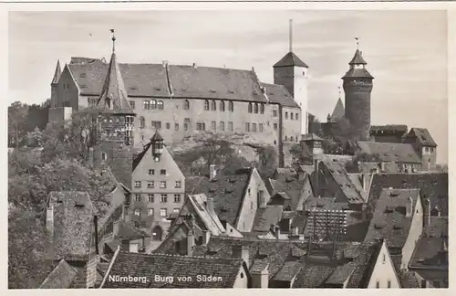 Nürnberg, Burg von Süden ngl F2538
