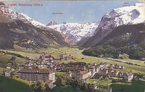 Engelberg mit Spannörter und Titlis (Obwalden) ngl F1893