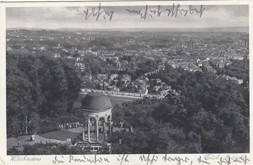 Wiesbaden, total vom Neroberg gl1901 F1912