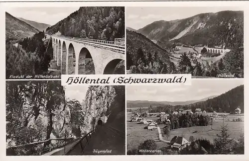 Höllental, Schwarzwald, Mehrbildkarte ngl F0127