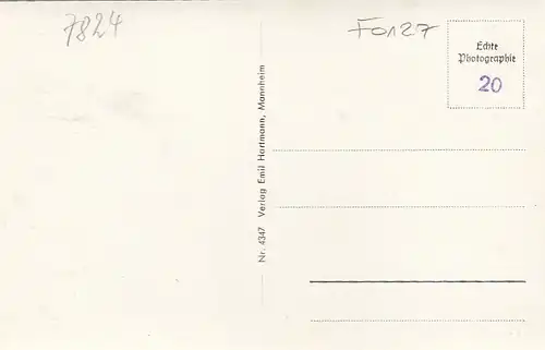 Höllental, Schwarzwald, Mehrbildkarte ngl F0127