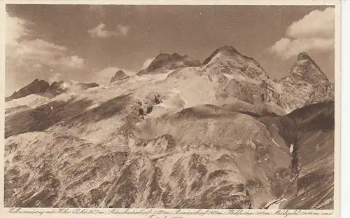 Heilbronnerweg, Allgäu, mit Hohes Licht, Steinschartenkopf, Bockkarkopf ... ngl E9814