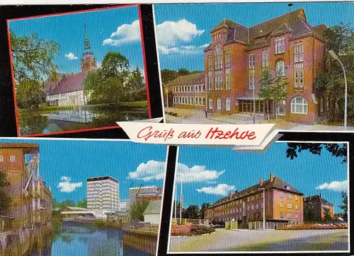 Itzehoe, Mehrbildkarte gl1971 F6118