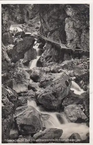 Pöllatschlucht bei Neuschwanstein-Hohenschwangau ngl F1922