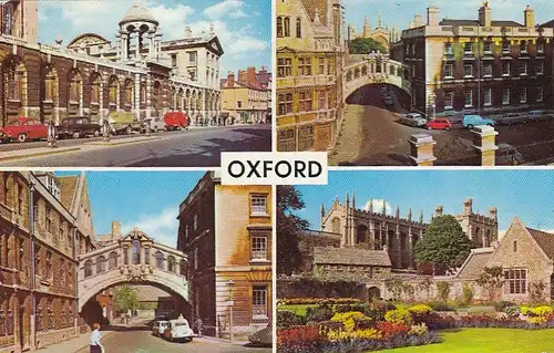 Oxford, Mehrbildkarte gl1970 F3720