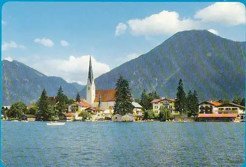 Rottach-Egern am Tegernsee, mit Wallberg und Bodenschneid gl1982 F3730