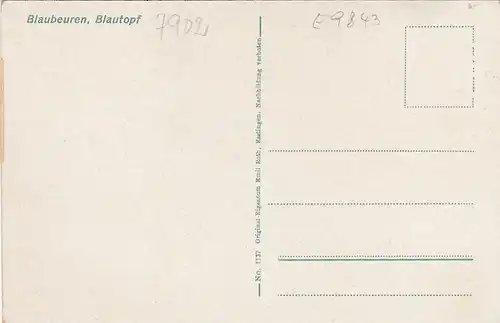 Blaubeuren, Blautopf ngl E9843