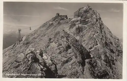 Zugspitze mit Münchenerhaus gl1934 F3778