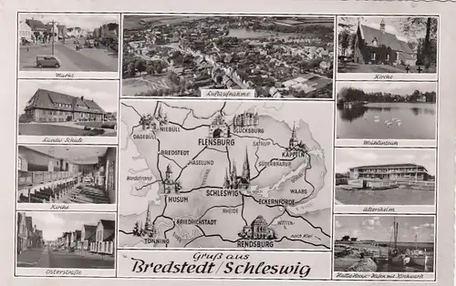 Bredstedt, Schleswig, Mehrbildkarte gl1959 F6186